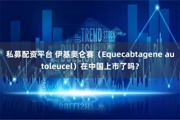 私募配资平台 伊基奥仑赛（Equecabtagene autoleucel）在中国上市了吗？